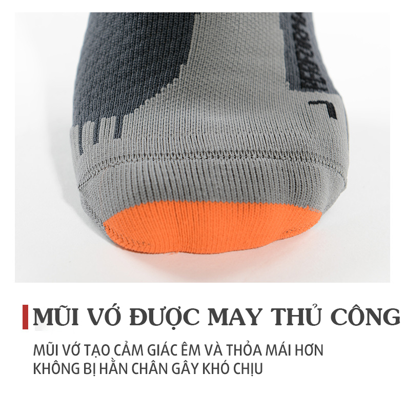 Vớ Chạy Bộ Cao Cấp VNSPORT - MEIKAN MK5123, Vớ Cổ Ngắn Chạy Bộ Chống Sốc Bàn Chân Và Thấm Hút Mồ Hôi, Thoáng Khí, Tạo Cảm Giác Thỏa Mái Khi Sử Dụng