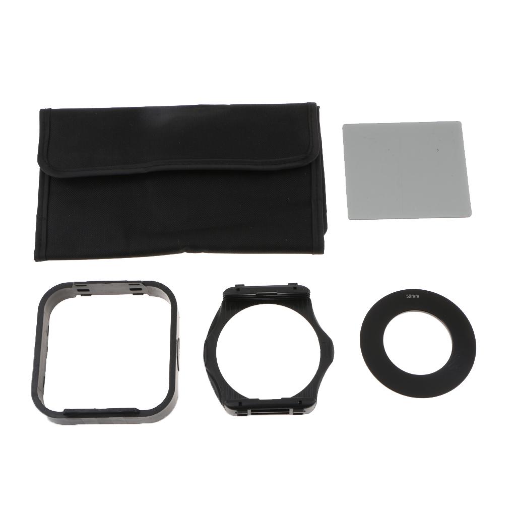 5 in 1 Camera Lens Square Filter Set Bag Hood Adapter Accessory Kit