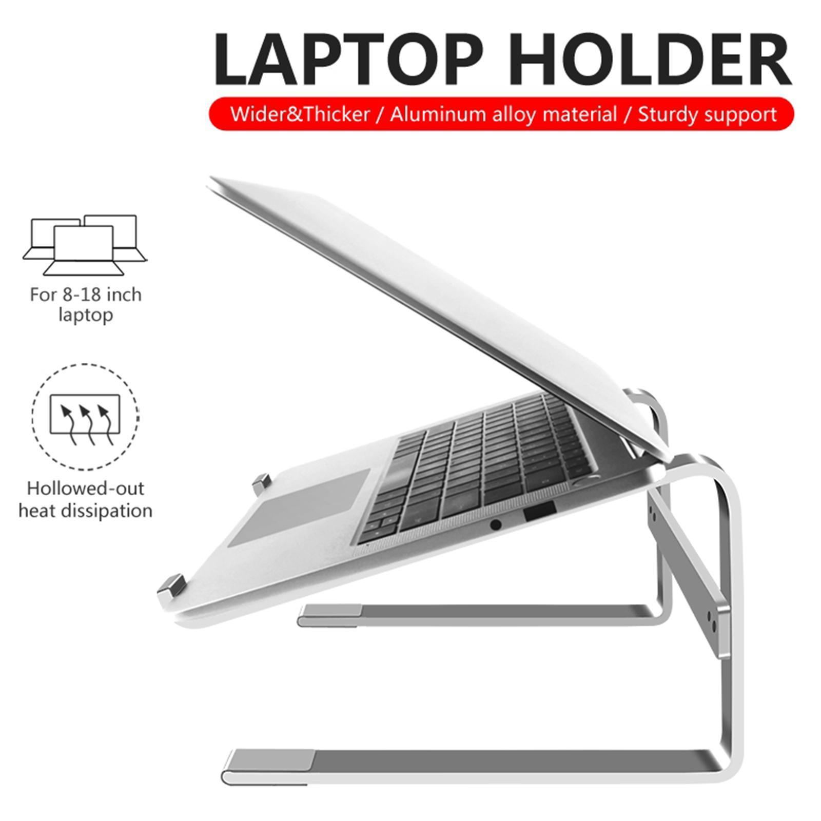 Aluminum Laptop Stand Desktop Holder Office Support -18 Inches