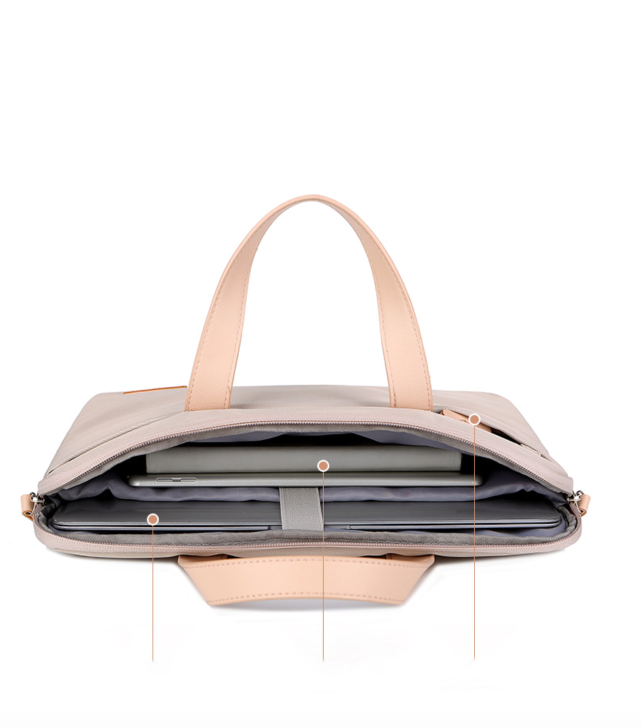 Túi xách chống sốc dành cho laptop macbook surface, túi công sở nam nữ đeo chéo cặp đựng laptop