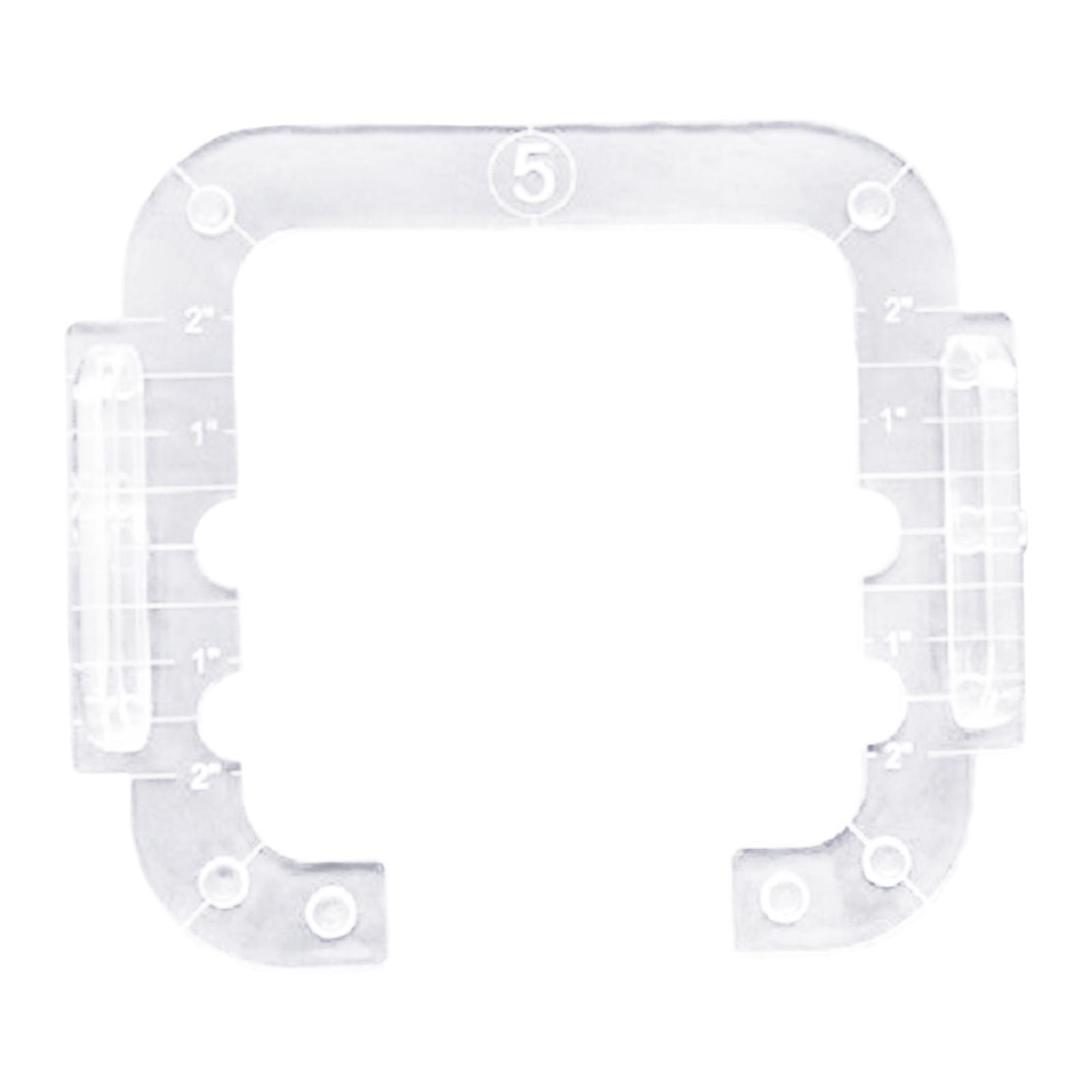 Free  Quilting Template Ruler Frame Measurement Sewing Tracing Tools