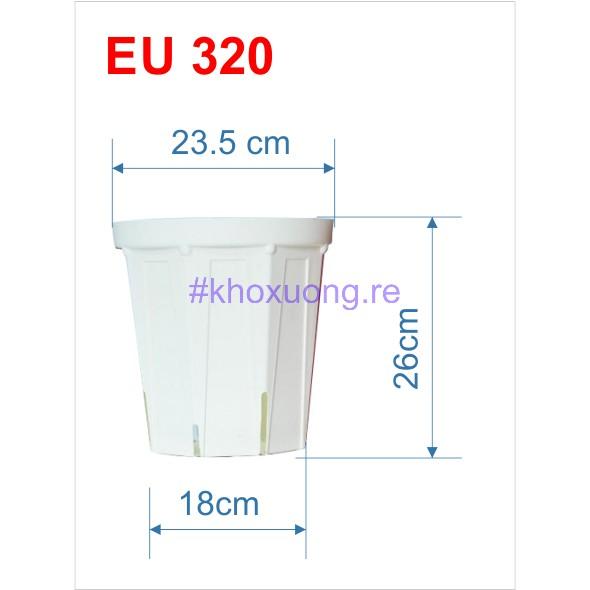 10 Chậu Nhựa Trồng Cây EU, Chậu Ươm Cây