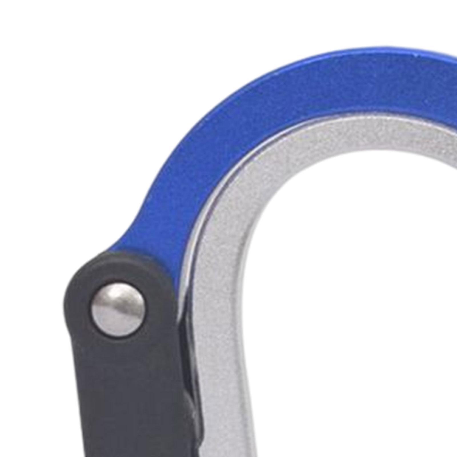 Carabiner Clip and Hook, Bag, Purse, Backpack Hanger, Baby Pushchair Hook, Keyring Carabiner Multifunction for Camping, Fishing, Hiking, Or Travel