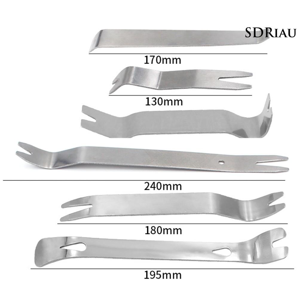 Bộ 6 Dụng Cụ Mở Dàn Âm Thanh Bằng Thép Không Gỉ Cho Xe Hơi