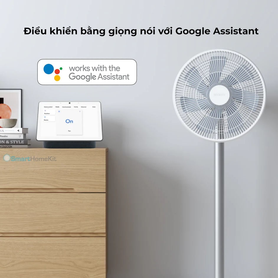 Quạt Điện Thông Minh Smartmi Standing Fan 2S động cơ không chổi than biến tần DC - Hàng Chính Hãng