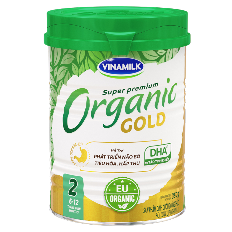 Sữa Bột Vinamilk Organic Gold Step 2 (350g / Hộp Thiếc)