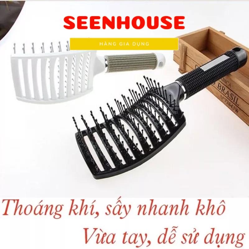 Lược gỡ rối,tạo phồng tóc,sấy tạo kiểu tóc bán nguyệt loại to seen house