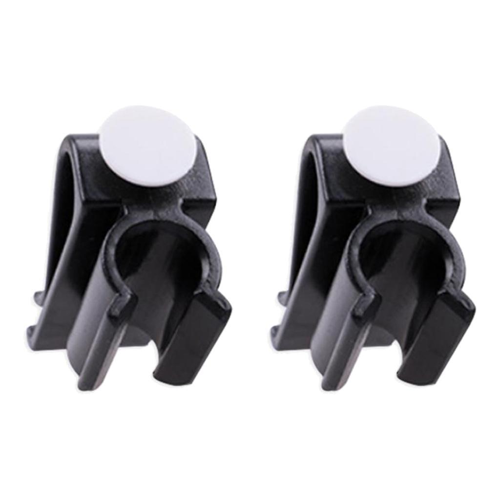 2-6pack Golf Bag Clip On Putter Clamp Holder with White Ball Marker