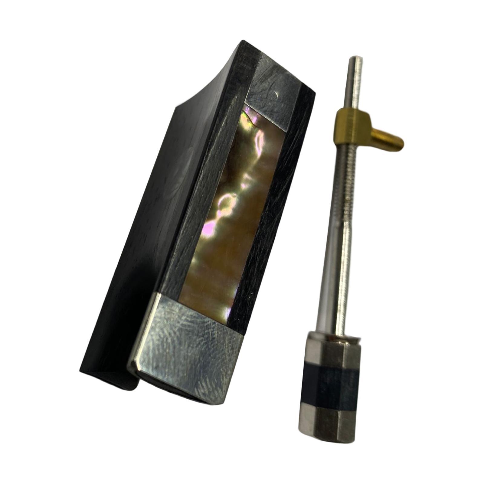 Violin Bow Frog W/ Screw Replacement for 3/4-4/4 Violin Beginners Musical Instrument