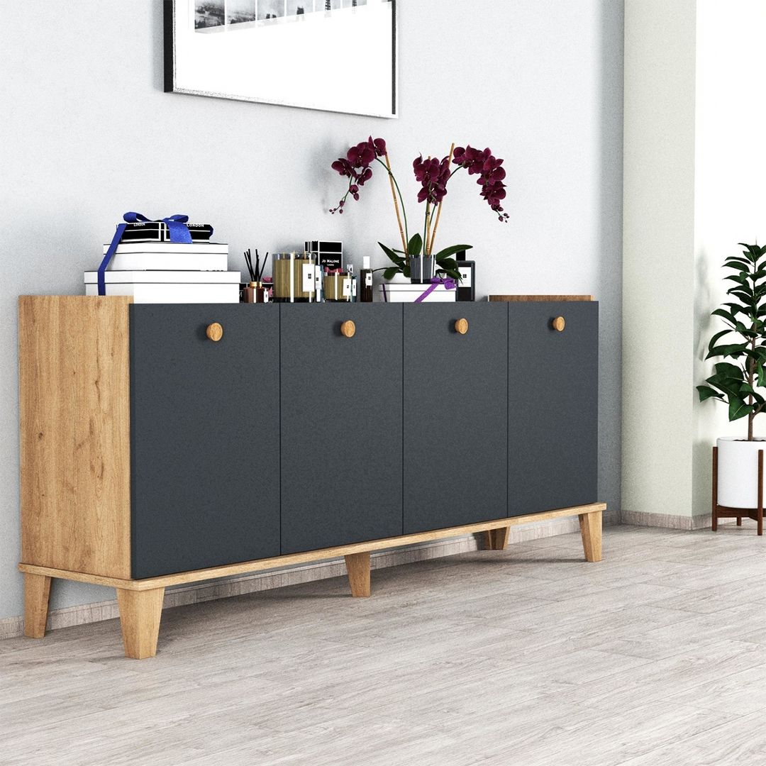 Bàn sảnh ra vào gỗ hiện đại SMLIFE Chictory