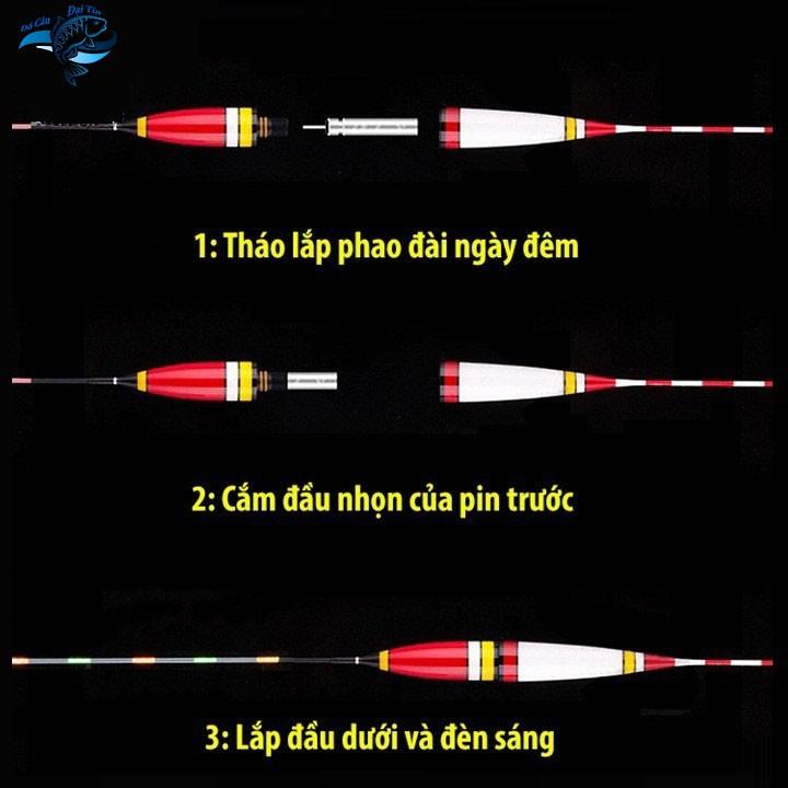 Pin Lắp Phao Đêm, Pin Điện Tử CR425 Chuyên Lắp Phao Câu Đêm