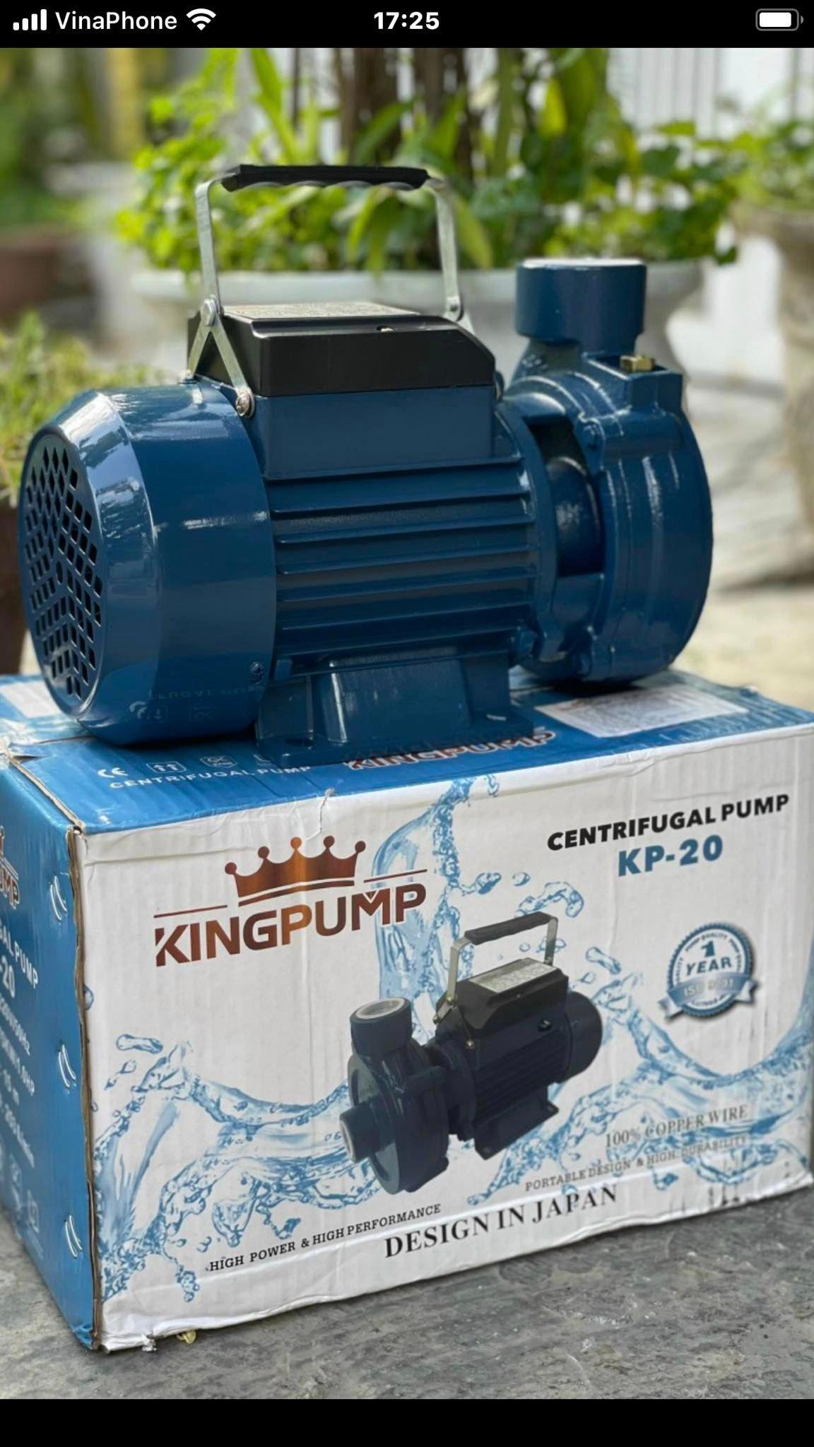 MÁY BƠM NƯỚC 750W KINGPUMP KP-20 - HÀNG CHÍNH HÃNG