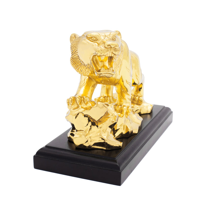 Tượng Hổ phong thủy mạ vàng cỡ lớn