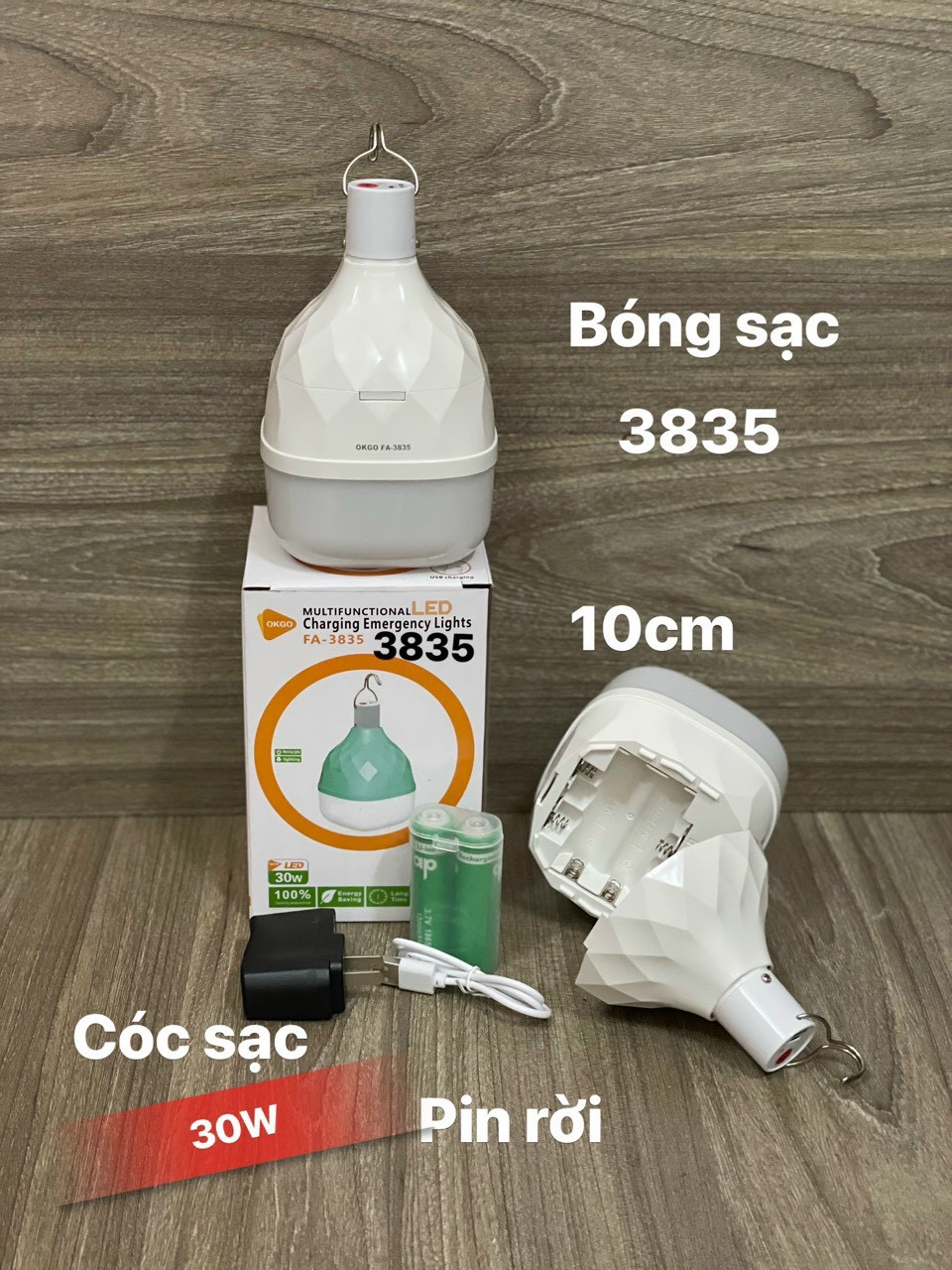 Bóng sạc NLMT - tích điện