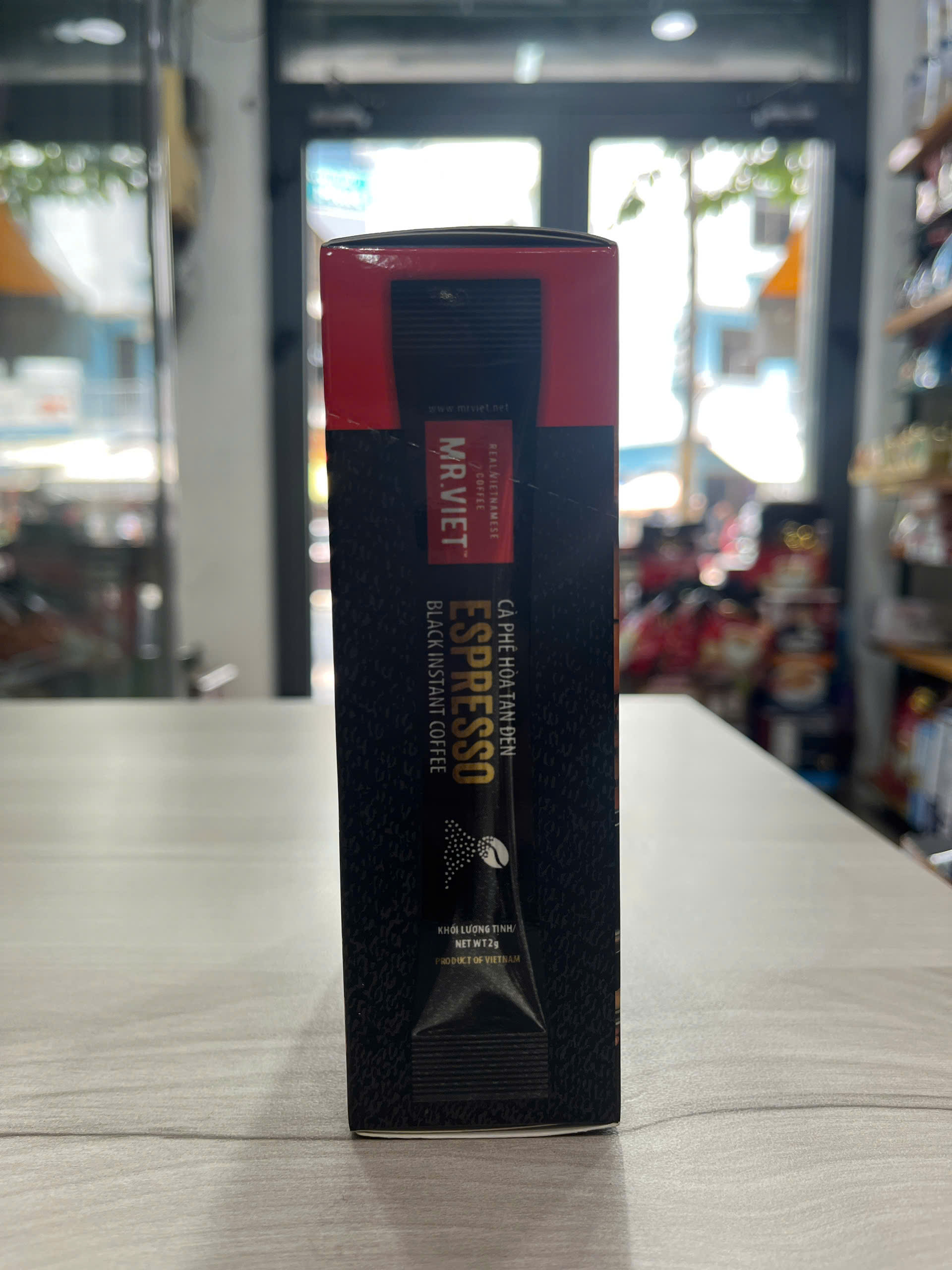 Cà phê Đen Hòa Tan Mr Viet Espresso 40g - Mr Viet Espresso Black Instant Coffee (20 gói x 2g)
