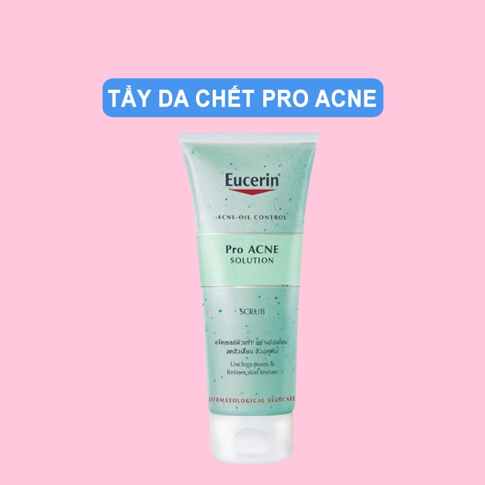 Gel Tẩy Tế Bào Chết Cho Da Mụn EUCERIN Pro Ace Solution Scrub 100ml