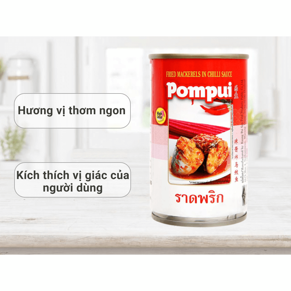 Cá Chiên Sốt Tương Ớt Pompui 155g