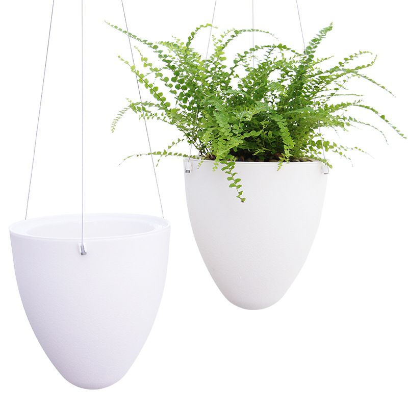Chậu cây treo ban công Oliz D09 - Chậu trồng cây thông minh tự tưới