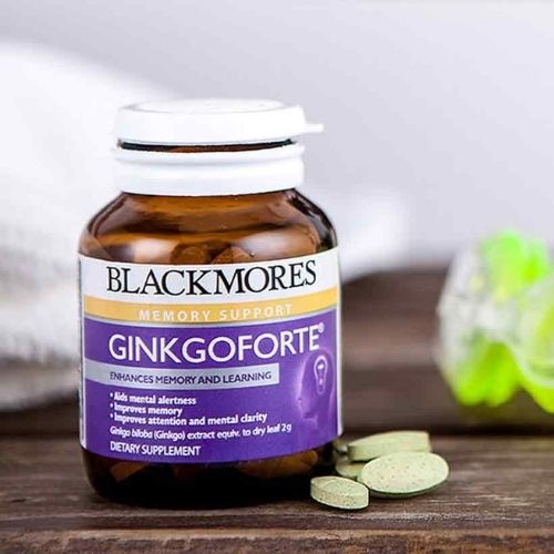 Viên Uống Hoạt Huyết Bổ Não Blackmores Ginkgo Forte Hộp 40 viên