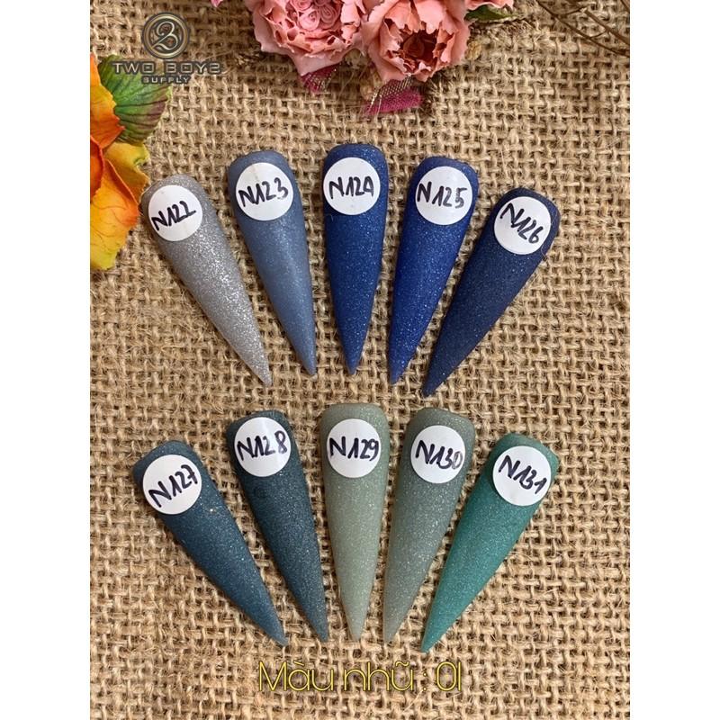 Bột đắp móng tay màu lì. dẽo mịn, không chảy ️3 IN 1 ️ Đắp , Nhúng, Nặn hoa, Hủ 25G
