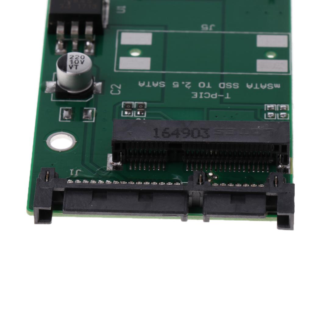 MSATA to SATA 2.5inch Adapter Card Board Support 50mm Mini Pci-e mSATA