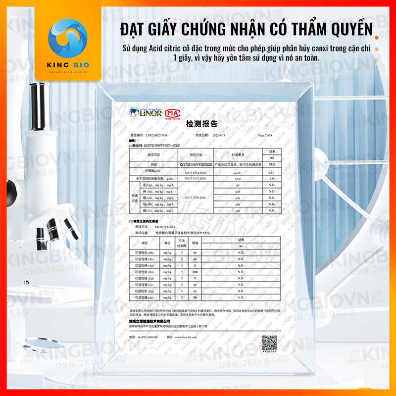 Dung dịch tẩy cặn bẩn cao cấp Yee – tẩy cặn bẩn nhanh không gây hại cho cá
