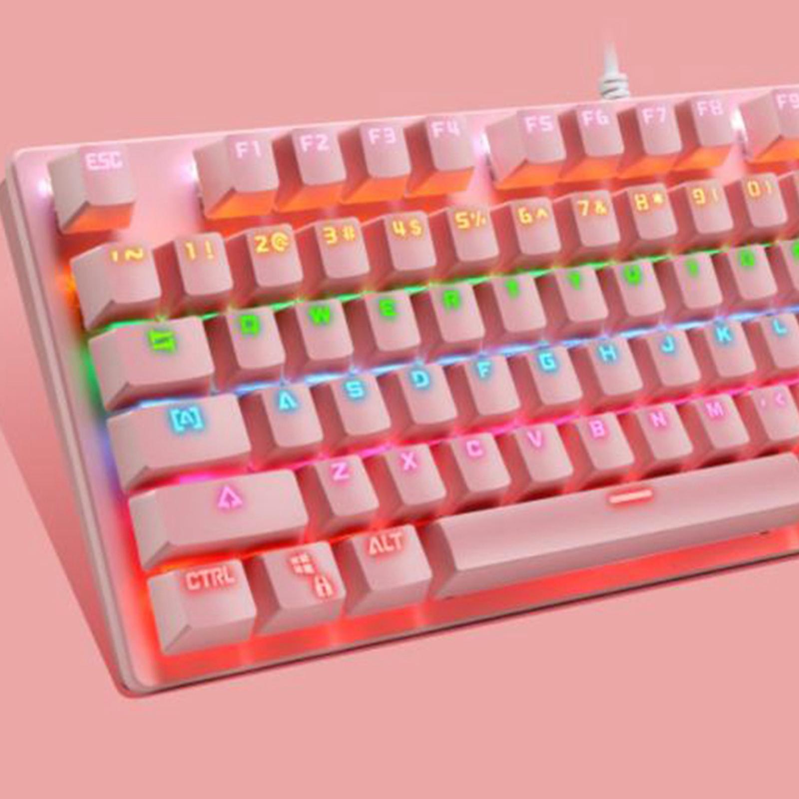 K550 Mechanical Gaming Keyboard Wired Keyboard 87 Keys RGB Backlit