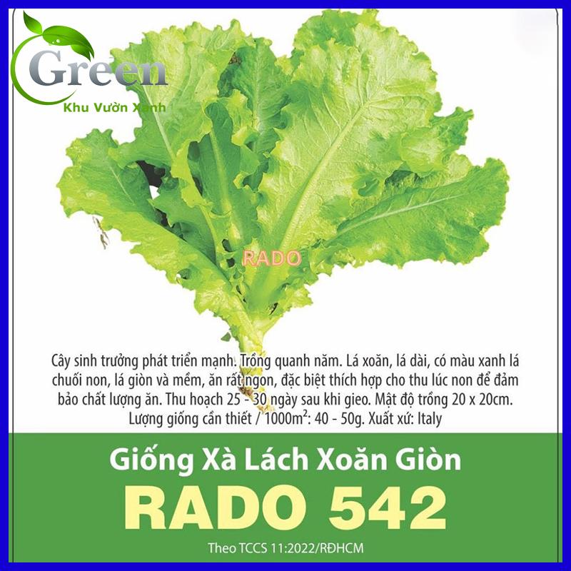 Hạt Giống Xà Lách Xoăn Giòn Italy