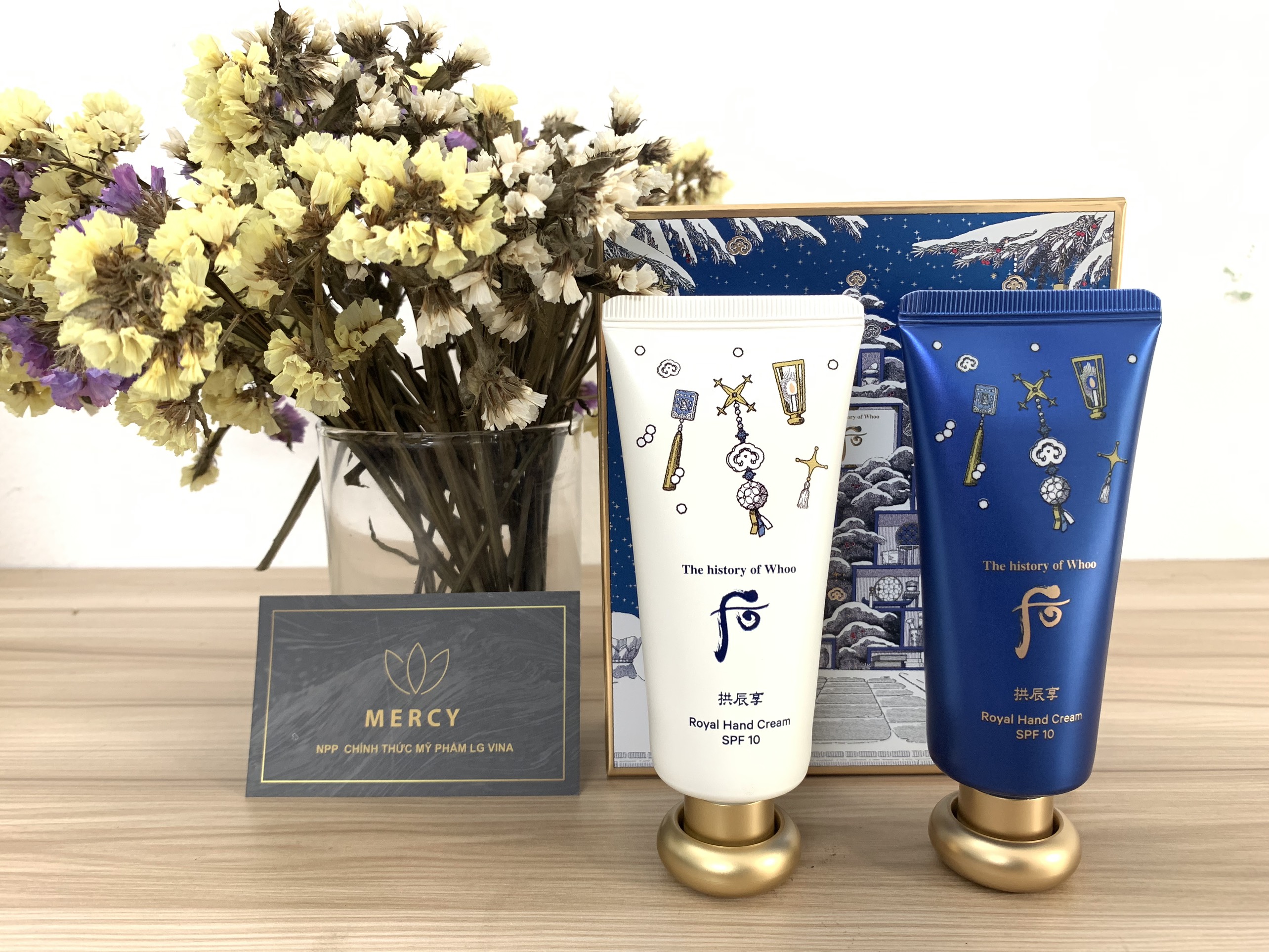 Bộ kem dưỡng da tay Whoo GJH Royal Hand Cream Set