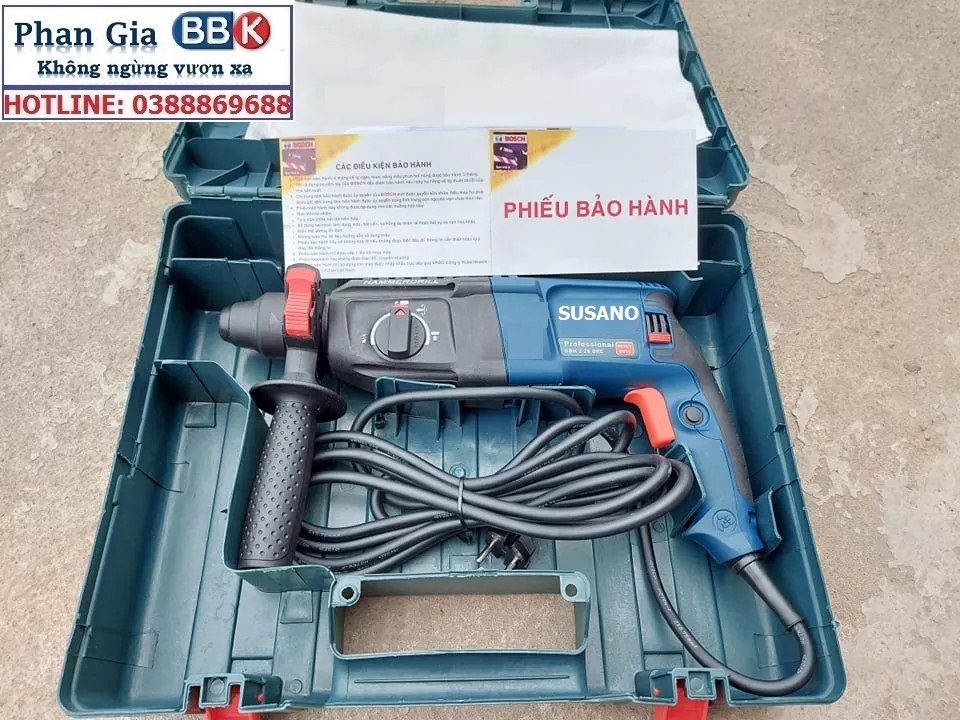 Máy Khoan Đục Bê Tông 1200W, 3 Chế Độ 2 - 26 Cam kết 100% Ruột Đồng Máy Khỏe Chạy Êm Bền