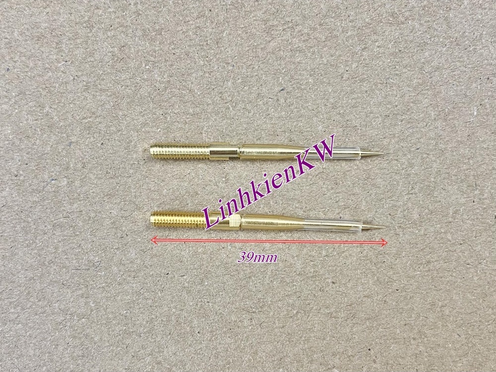 Cặp kim đo vàng siêu nhọn 3.9cm có bọc silicon chịu nhiệt