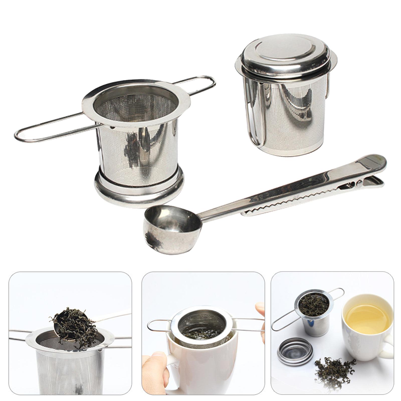 Tea Infuser Fine Mesh Strainer Stainless Steel Mesh Tea Infuser Loose Leaf Filter for Brewing Tea