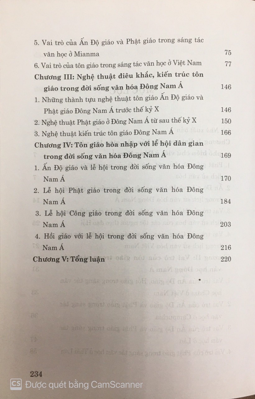 Tôn giáo và văn hóa Đông Nam Á ( xuất bản năm 2017)