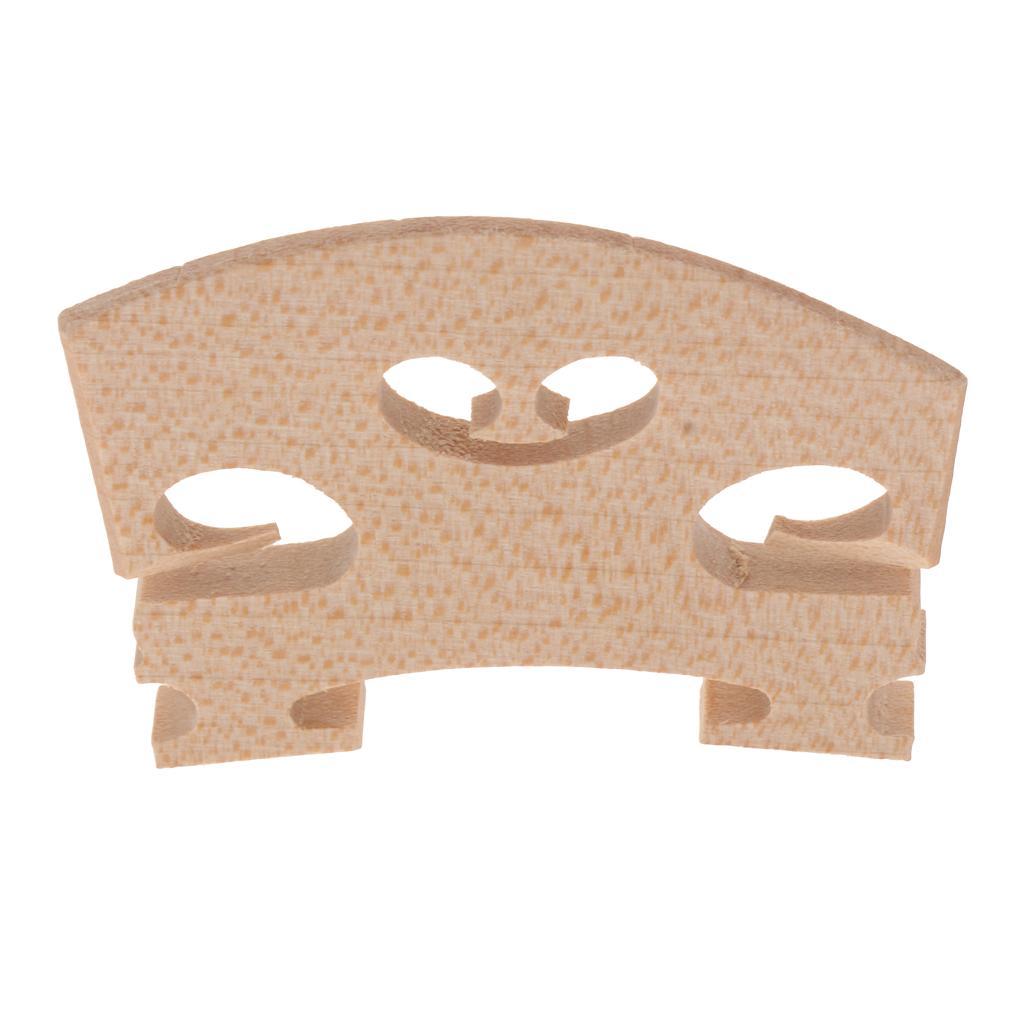 Solid Wooden Violin Bridge Musical Instrument DIY Replace 4-4 3.6cm