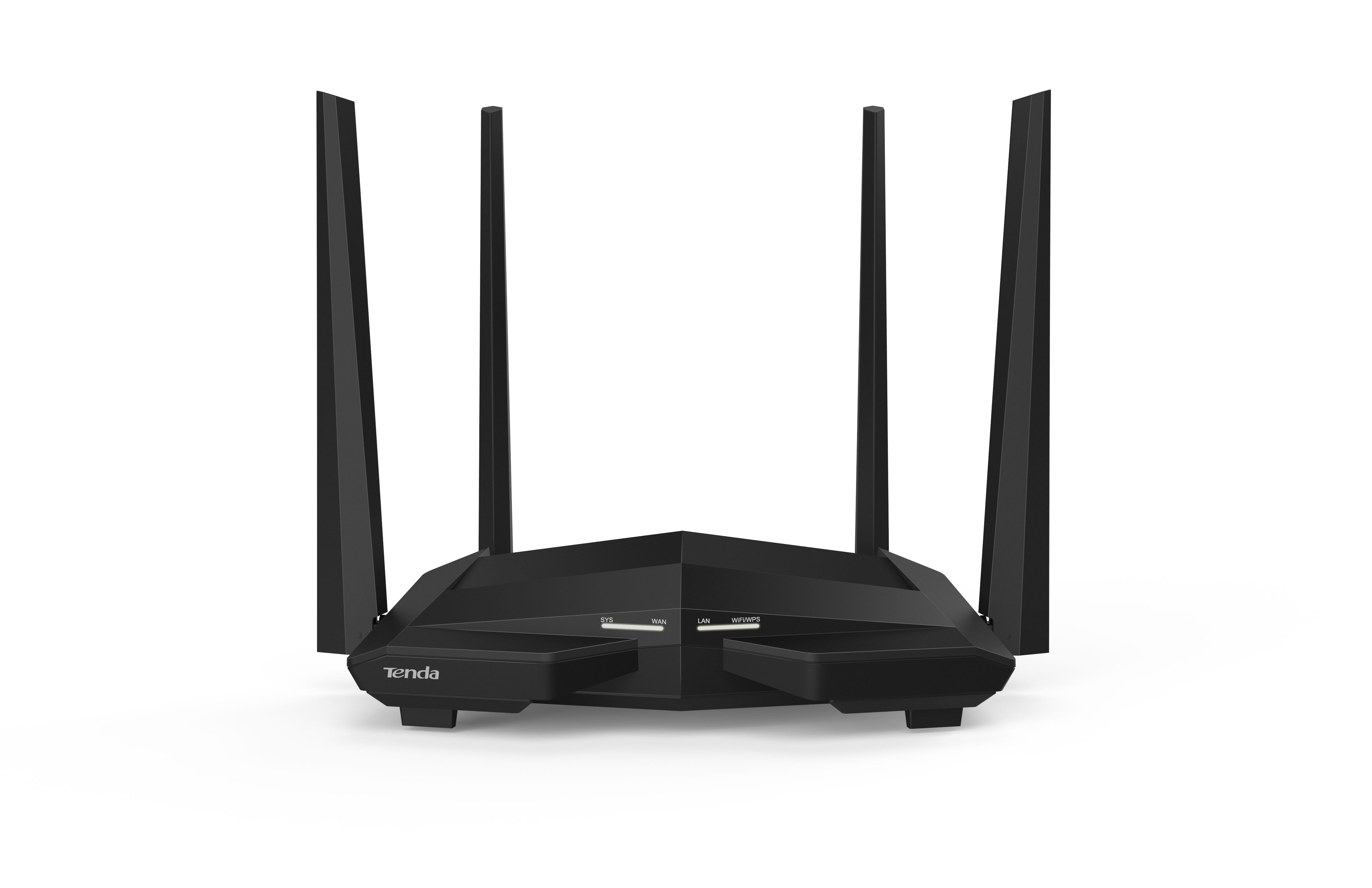 Bộ phát wifi không dây tốc độ 1200 Mbps 4 râu băng tần kép Wireless Router AC10U Tenda hàng chính hãng