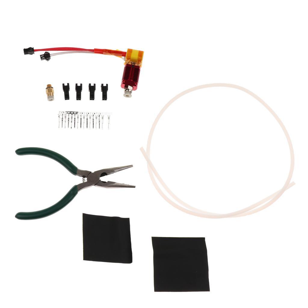 1 Piece 3D Printer Nozzle Kit Upgrading Extruder Hot End Assembled for CR-10, CR-10S