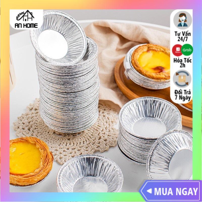 Set 100 Đế Cốc/ Chén Giấy Bạc Nướng ANHOME, Chén Giấy Bạc Nướng Bằng Lá Nhôm Đa Năng Tiện Lợi