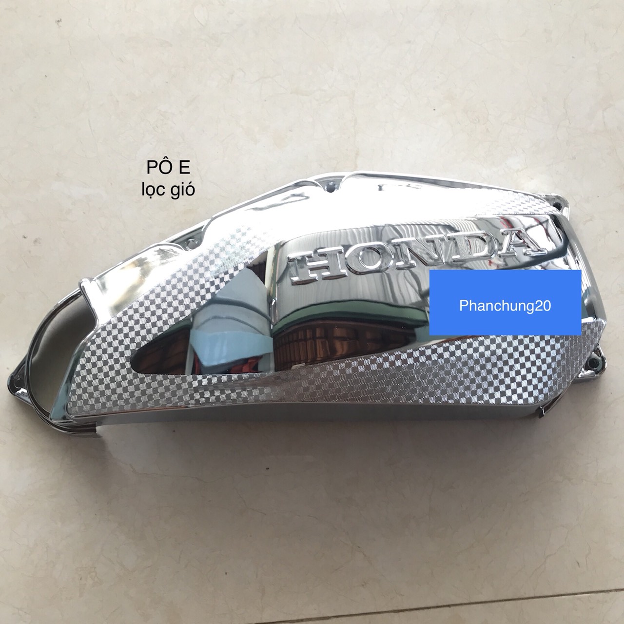 ỐP BẦU E DÙNG CHO XE AB 2013 2014 2015 CROM