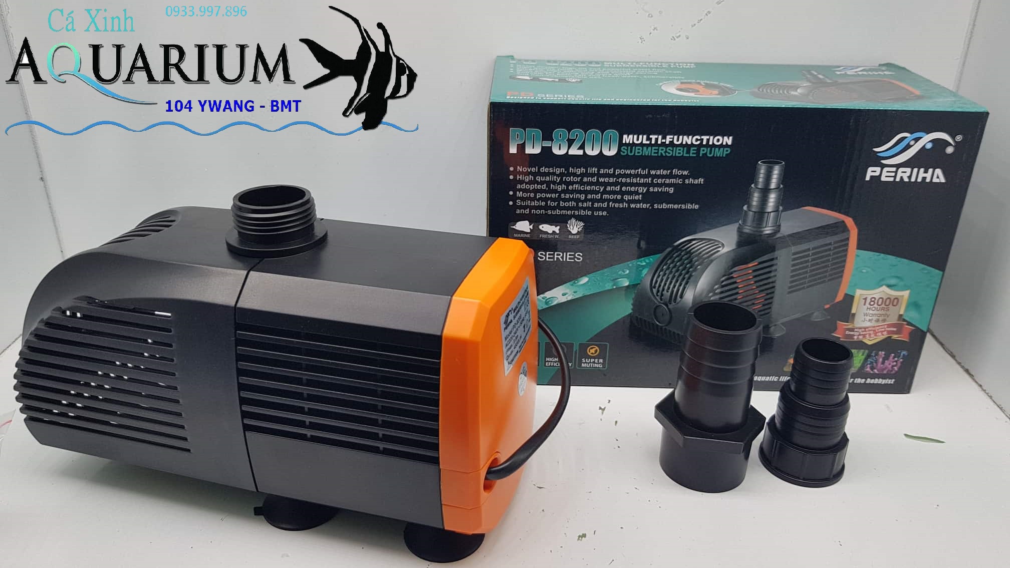 Máy bơm Periha 8200 CHO HỒ CÁ CẢNH