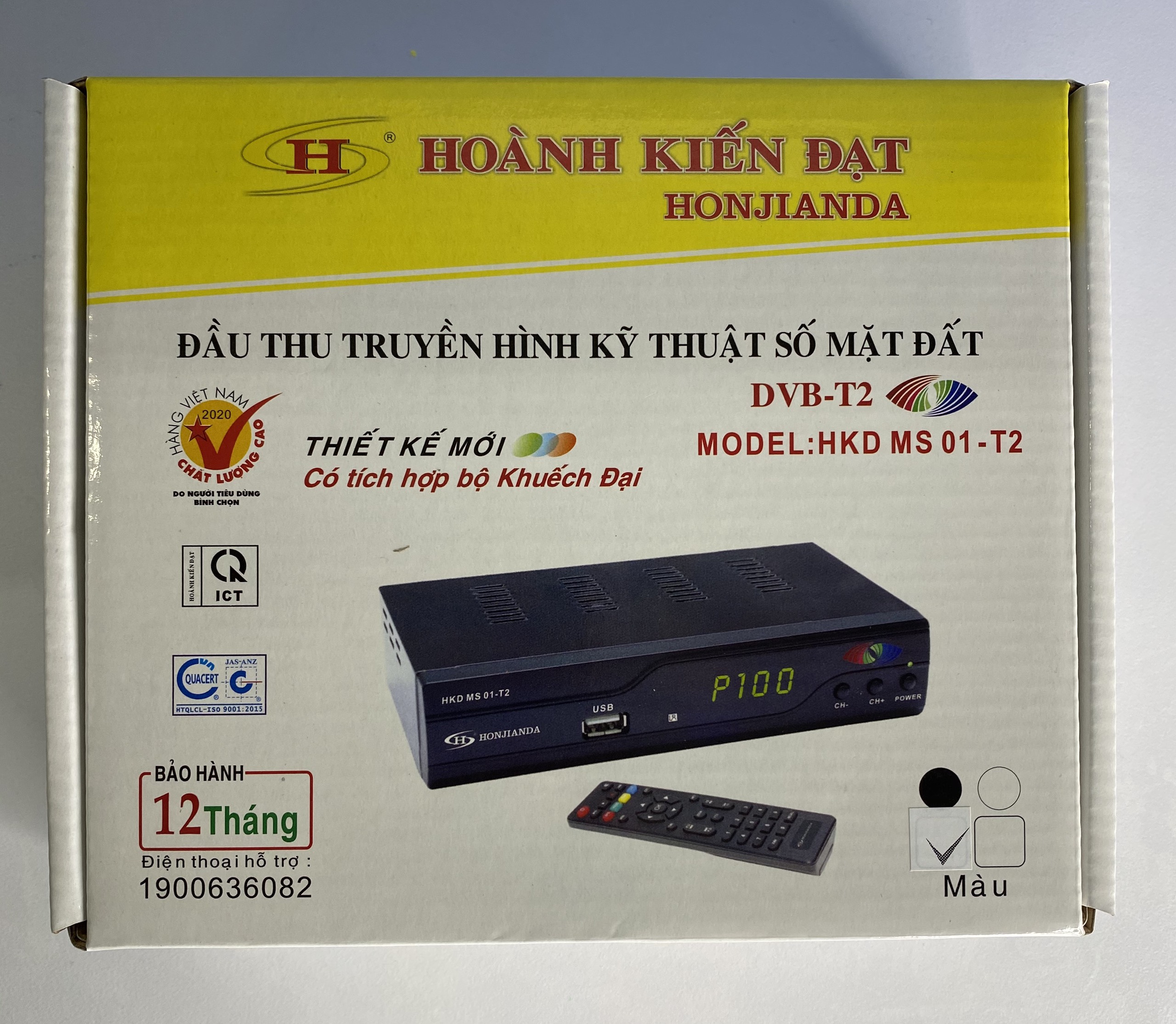 ĐẦU THU KỸ THUẬT SỐ DVB T2 HKD MS01 ANTEN KHUẾCH ĐẠI 112 DÂY CÁP 15M HÀNG CHÍNH HÃNG