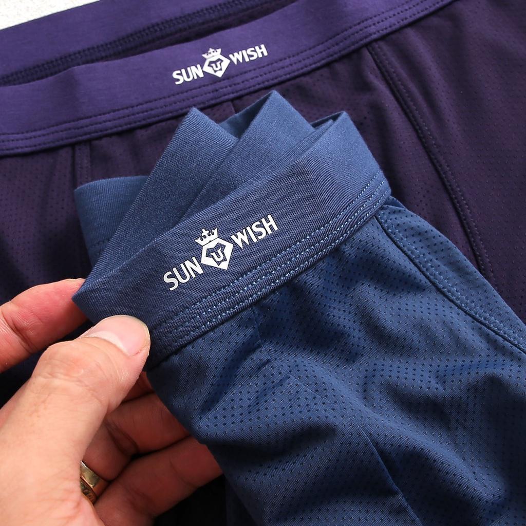 Quần lót nam sịp đùi cao cấp boxer thun lạnh thông hơi bigsize sexy combo 3 chiếc xuất nhật sunwish