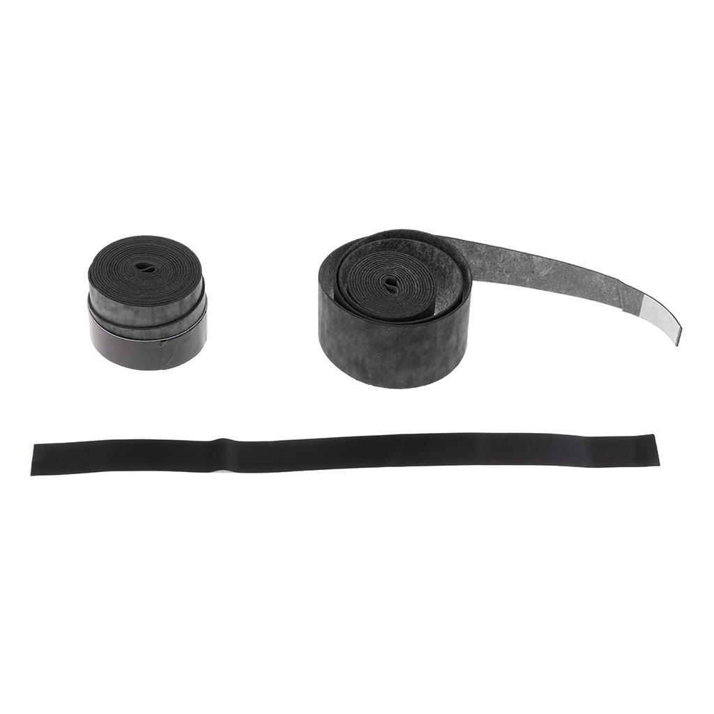 2x Anti- Racket Grip Tape, Overgrips, Racket Sweat Tape, Black