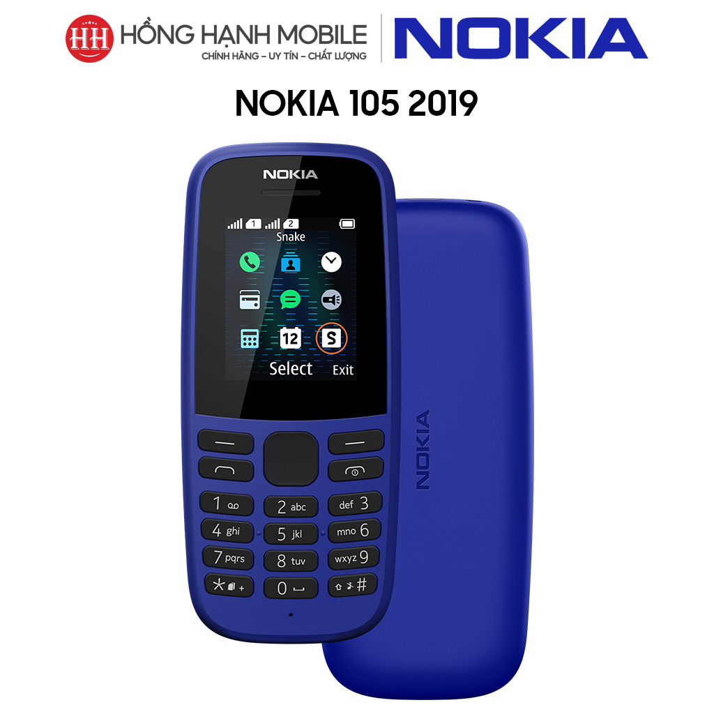 Điện Thoại Nokia 105 Dual Sim 2019 - Hàng Chính Hãng