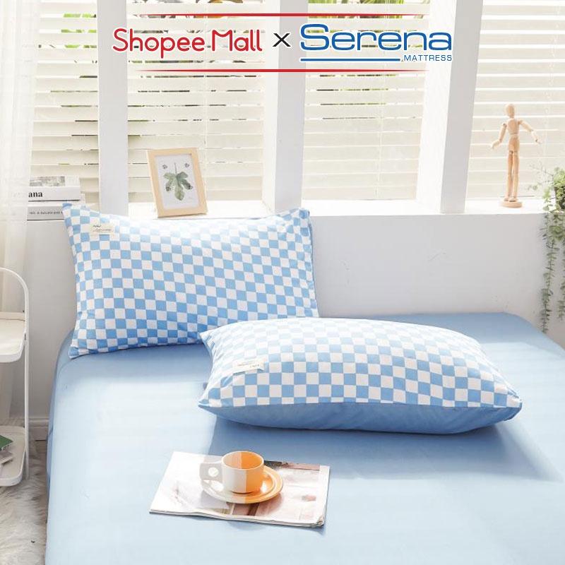 Bộ Vỏ Chăn Ga Gối 5 Món Cotton Tici SERENA Chính Hãng Set Chăn Grap Ra Gối Nệm Đệm Trần Bông Trải Giường Cao Cấp