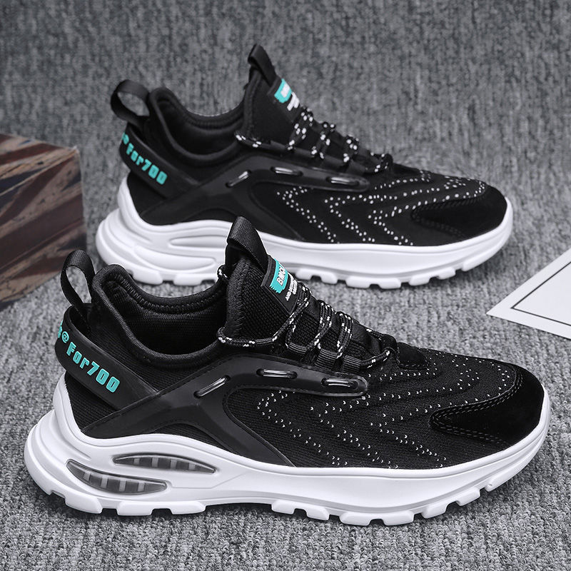 Giày Thể Thao Nam MENDO - Giày Sneaker Màu Đen - Xanh - Trắng, Giày Chạy Bộ Thể Thao Phiên Bản Hàn Quốc- G5055