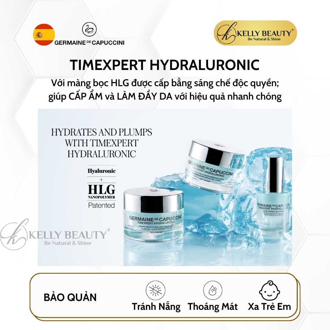 Tinh Chất Căng Mịn Làn Da Germaine Timexpert Hydraluronic 3D Force Moisturising Fill-In Serum | Kelly Beauty