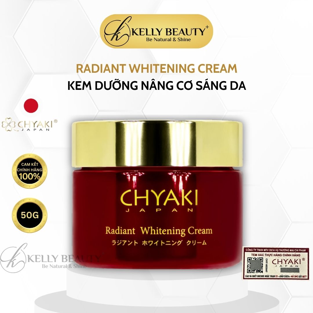 Kem Dưỡng Nâng Cơ Sáng Da Chyaki Radiant Whitening Cream | Kelly Beauty