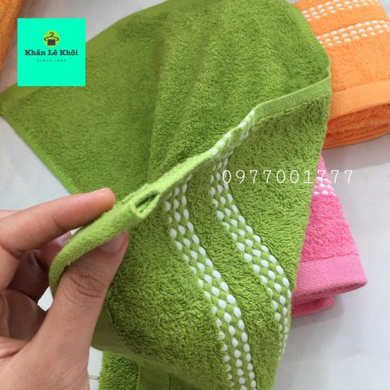 Khăn mặt 100% cotton Dobby KMH 27x50cm - Nhiều màu đẹp