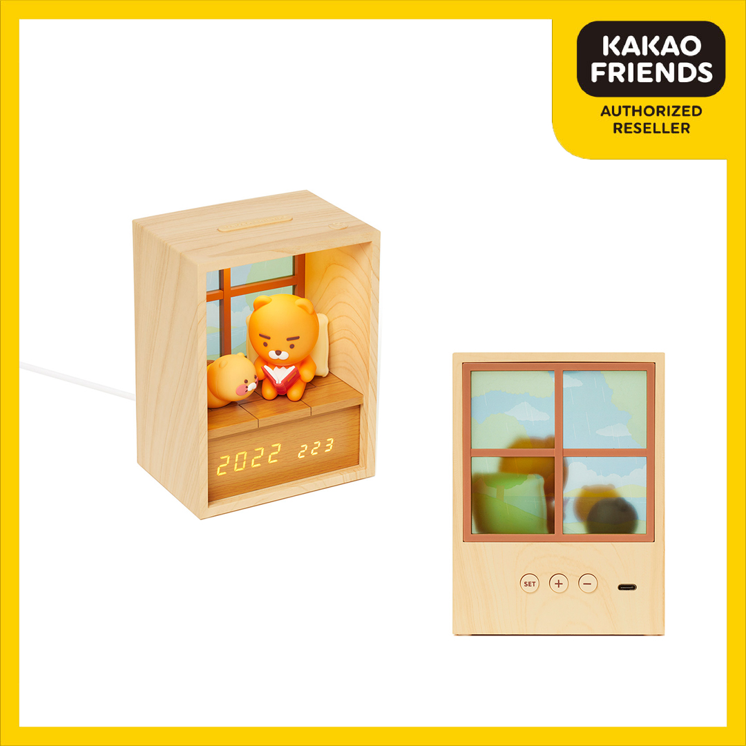 Đồng Hồ Led Điện Tử Ryan &amp; Choonsik KAKAO FRIENDS - Hàng chính hãng