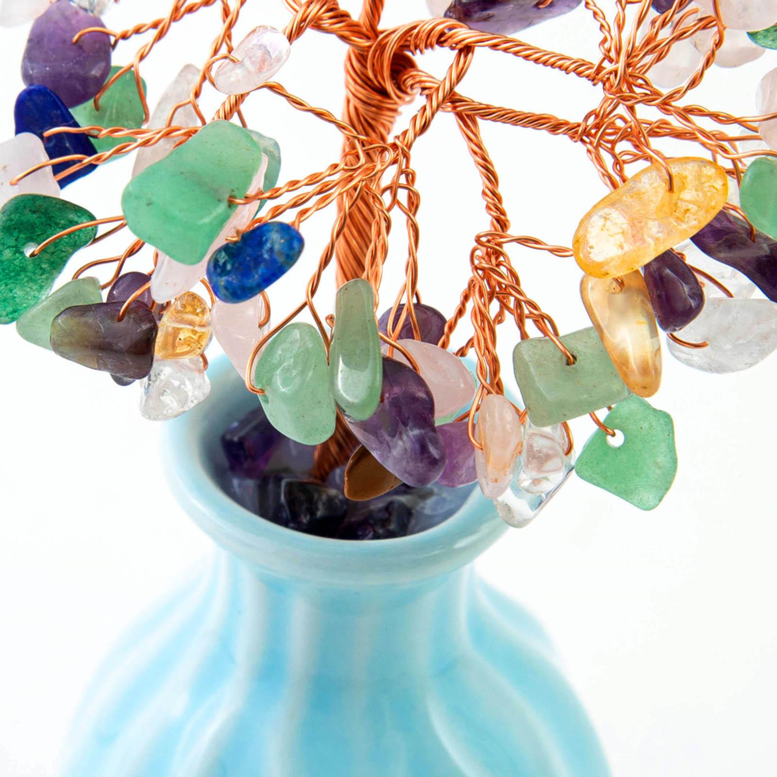 Bình gốm cây tiền bằng dây đồng trang trí